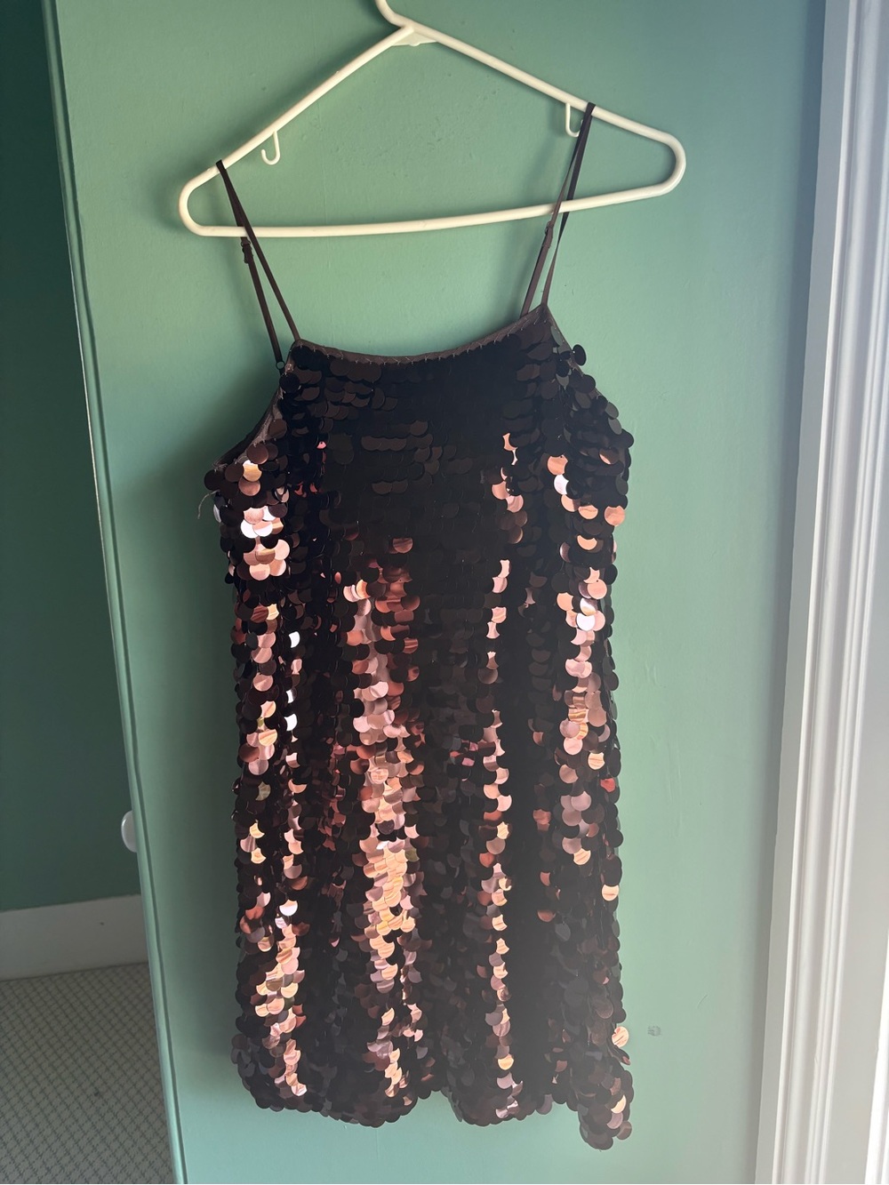 a new day Black Sequin Mini Dress